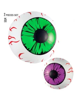 WIDMANN 2 Yeux Gonflables 25 Cm - Déco Halloween