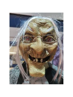 ESPA - Funny Fashion Automate Sorcière Animée Avec Grimoire -Robes D'Halloween Soldes Boutique automate sorciere animee avec grimoire 3