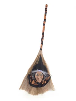 Balai Sorcière 85 Cm Avec Bruit Et Lumière