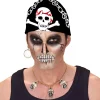 WIDMANN Bandana Tête De Mort (55x55 Cm) -Robes D'Halloween Soldes Boutique bandana tete de mort 55x55 cm