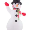 ESPA - Funny Fashion Bonhomme De Neige Gonflable Avec 3 Led - -Robes D'Halloween Soldes Boutique bonhomme de neige gonflable avec 3 led