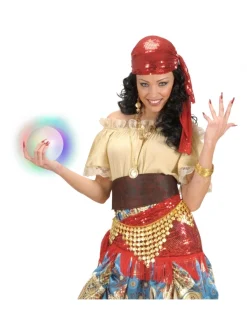 WIDMANN Boule De Cristal Lumineuse 12.5 Cm -Robes D'Halloween Soldes Boutique boule de cristal lumineuse 125 cm 2