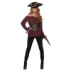 Smiffys Chemise Bordeaux Femme Pirate Avec Corset Noir à Lacets 2 Smiffys Chemise Bordeaux Femme Pirate Avec Corset Noir à Lacets -Robes D'Halloween Soldes Boutique chemise bordeaux femme pirate avec corset a lacets 23