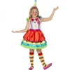 Smiffys Costume Clown Luxe (Robe Et Chapeau) -Robes D'Halloween Soldes Boutique costume clown luxe robe et chapeau