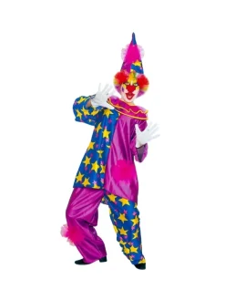 WIDMANN Costume Clown Star (tunique Avec Col, Pantalon Et Chapeau)
