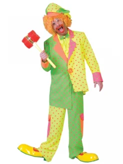 Costume De Clown Pour Homme (veste Et Pantalon) -Robes D'Halloween Soldes Boutique costume de clown pour homme veste et pantalon 1