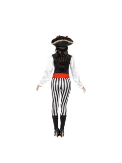 Smiffys Déguisement Pirate Femme (haut, Pantalon, Couvre-bottes, Tour Du Cou Gothique Et Ceinture) 9 Smiffys Déguisement Pirate Femme (haut, Pantalon, Couvre-bottes, Tour Du Cou Gothique Et Ceinture) -Robes D'Halloween Soldes Boutique costume pirate femme 23 3