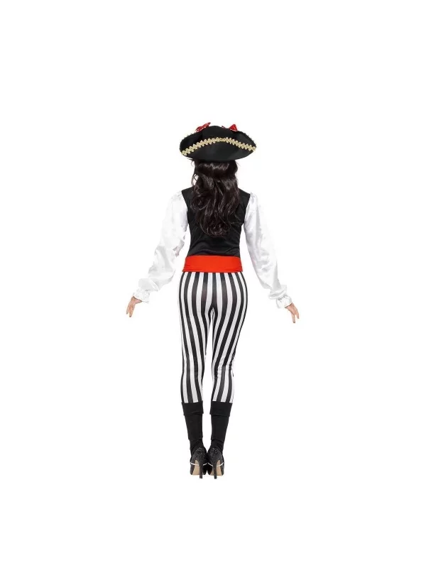 Smiffys Déguisement Pirate Femme (haut, Pantalon, Couvre-bottes, Tour Du Cou Gothique Et Ceinture) 6 Smiffys Déguisement Pirate Femme (haut, Pantalon, Couvre-bottes, Tour Du Cou Gothique Et Ceinture) – Image 4