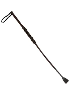 WIDMANN Cravache Noire Aspect Cuir - 60 Cm