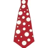 WIDMANN Cravate De Clown Rouge à Pois Blancs