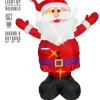 WIDMANN Décoration Père Noël Gonflable, Lumineux Avec Ventilateur - 3m - -Robes D'Halloween Soldes Boutique decoration pere noel gonflable lumineux avec ventilateur 3m