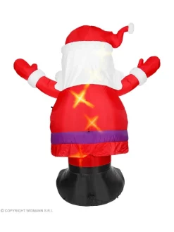 WIDMANN Décoration Père Noël Gonflable, Lumineux Avec Ventilateur - 3m - -Robes D'Halloween Soldes Boutique decoration pere noel gonflable lumineux avec ventilateur 3m 1 3