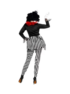 WIDMANN Déguisement Arlequin Femme à Losanges (robe, Collants, Mini Chapeau) -Robes D'Halloween Soldes Boutique deguisement arlequin femme a losanges robe collants mini chapeau 2