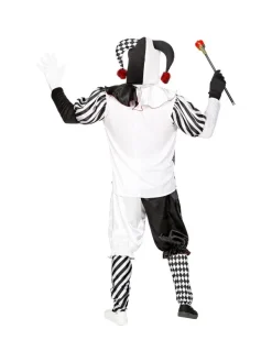 WIDMANN Déguisement Arlequin (manteau, Pantalon, Chapeau, Gants) -Robes D'Halloween Soldes Boutique deguisement arlequin manteau pantalon chapeau gants 2