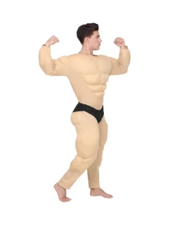 WIDMANN Déguisement Body Builder Homme (combinaison De Muscles Avec Slip) -Robes D'Halloween Soldes Boutique deguisement body builder homme combinaison de muscles avec slip 2