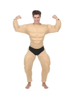WIDMANN Déguisement Body Builder Homme (combinaison De Muscles Avec Slip)