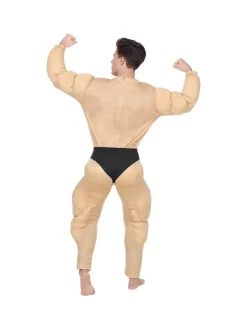 WIDMANN Déguisement Body Builder Homme (combinaison De Muscles Avec Slip) -Robes D'Halloween Soldes Boutique deguisement body builder homme combinaison de muscles avec slip 3