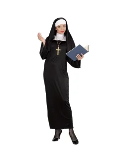 WIDMANN Déguisement Bonne Soeur Mixte (tunique, Coiffe)