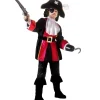WIDMANN Déguisement Capitaine Pirate Garçon (veste, Jabots, Pantalon Avec Surbottes, Ceinture, Chapeau, Cache-œil) -Robes D'Halloween Soldes Boutique deguisement capitaine pirate garcon veste jabots pantalon avec sur bottes ceinture chapeau cache oeil