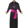 Smiffys Déguisement Cardinal Homme Noir & Fushia -Robes D'Halloween Soldes Boutique deguisement cardinal homme noir fushia