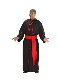 WIDMANN Déguisement Cardinal Noir Et Rouge Homme 7 WIDMANN Déguisement Cardinal Noir Et Rouge Homme -Robes D'Halloween Soldes Boutique deguisement cardinal noir et rouge homme 1 2