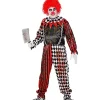 WIDMANN Déguisement Clown De L'horreur Adulte (combinaison & Col) - Du S Au XXXL -Robes D'Halloween Soldes Boutique deguisement clown de l horreur adulte combinaison col du s au xxxl