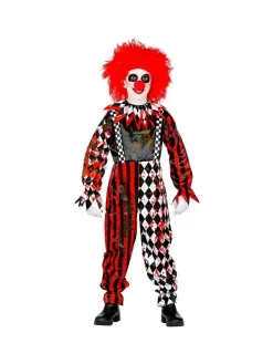 WIDMANN Déguisement Clown De L'horreur Enfant (combinaison & Col)