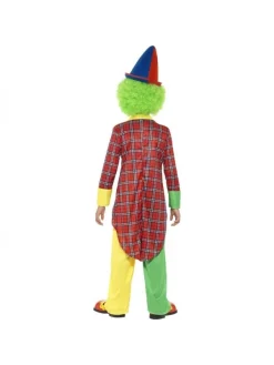 Smiffys Déguisement Clown Enfant (veste, Pantalon Et Fausse Chemise Avec Noeud Papillon) -Robes D'Halloween Soldes Boutique deguisement clown enfant veste pantalon et fausse chemise avec noeud papillon 1