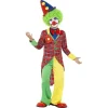 Smiffys Déguisement Clown Enfant (veste, Pantalon Et Fausse Chemise Avec Noeud Papillon)