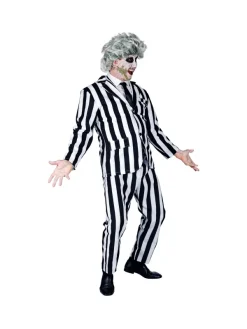 WIDMANN Déguisement Clown Fantôme Homme (veste, Pantalon, Cravate) -Robes D'Halloween Soldes Boutique deguisement clown fantome homme veste pantalon cravate 1