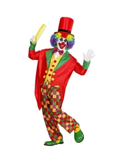 WIDMANN Déguisement Clown (Manteau, Veste, Noeud Papillon, Pantalon Et Chapeau)