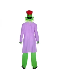Smiffys Déguisement Clown Méchant Vert Et Violet Homme (haut, Pantalon, Chapeau, Masque, Couvre-chaussures Et Gants) 10 Smiffys Déguisement Clown Méchant Vert Et Violet Homme (haut, Pantalon, Chapeau, Masque, Couvre-chaussures Et Gants) -Robes D'Halloween Soldes Boutique deguisement clown mechant vert et violet homme haut pantalon chapeau masque couvre chaussures et gants 3