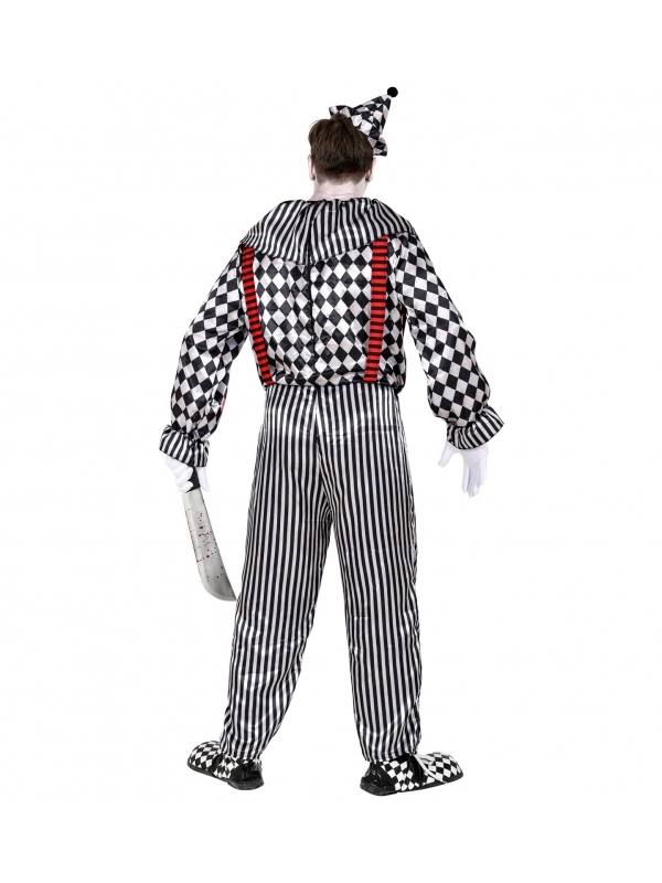 WIDMANN Déguisement Clown Tueur Vintage Homme Du S Au XXXL 4 WIDMANN Déguisement Clown Tueur Vintage Homme Du S Au XXXL – Image 2
