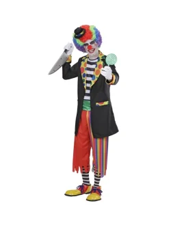 WIDMANN Déguisement Clown Vilain Adulte (veste, Chemise, Pantalon, Chaussettes, Mini-chapeau) -Robes D'Halloween Soldes Boutique deguisement clown vilain adulte veste chemise pantalon chaussettes mini chapeau 1
