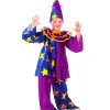 WIDMANN Déguisement Clown Star Pour Garçon (haut, Collier, Pantalon Et Chapeau) -Robes D'Halloween Soldes Boutique deguisement clownstar pour garcon haut collier pantalon et chapeau