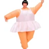 WIDMANN Déguisement Danseuse Classique, Gonflable Avec Ventilateur -Robes D'Halloween Soldes Boutique deguisement danseuse classique gonflable avec ventilateur