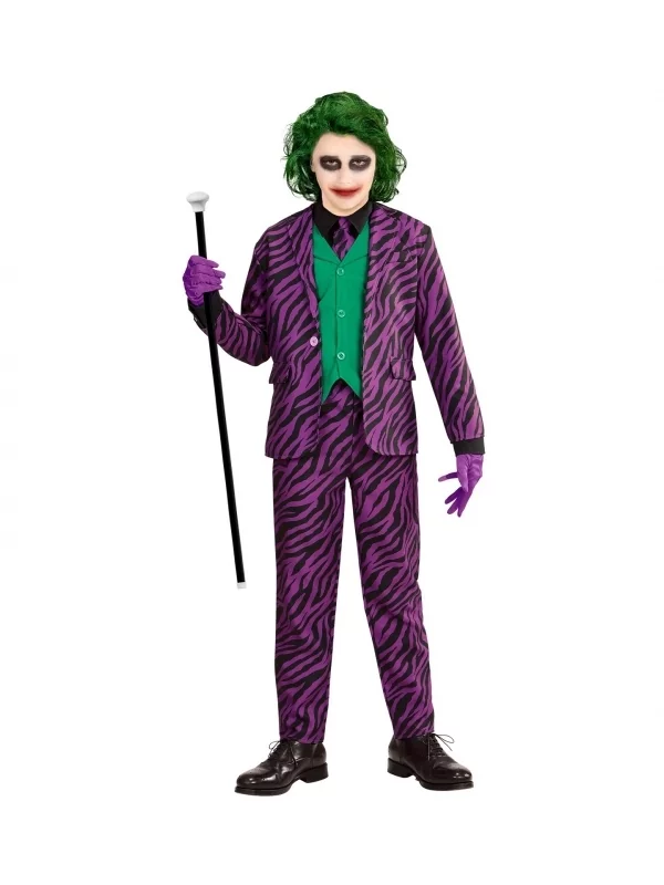 WIDMANN Déguisement De Clown Maléfique Garçon (veste Avec Gilet, Pantalon, Cravate) 3 WIDMANN Déguisement De Clown Maléfique Garçon (veste Avec Gilet, Pantalon, Cravate)