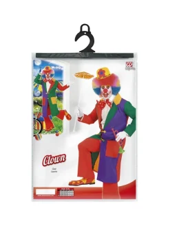 WIDMANN Déguisement De Clown (Manteau) -Robes D'Halloween Soldes Boutique deguisement de clown manteau 3
