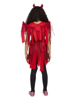 Smiffys Déguisement De Démone Punk, Rouge (robe Avec Ailes Et Serre-tête) -Robes D'Halloween Soldes Boutique deguisement de demone punk rouge robe avec ailes et serre tete 2