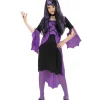 WIDMANN Déguisement De Vampire Fille Noir Et Violet ( Robe Et Tour De Cou) 1 WIDMANN Déguisement De Vampire Fille Noir Et Violet ( Robe Et Tour De Cou) -Robes D'Halloween Soldes Boutique deguisement de vampire fille noir et violet robe et tour de cou