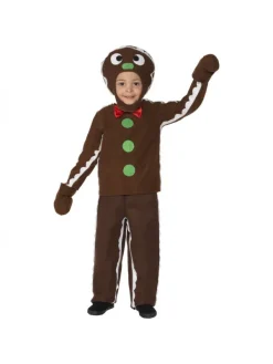 Smiffys Déguisement Enfant Pain D'épices (haut, Pantalon Et Coiffe)