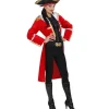 WIDMANN Déguisement Femme Capitaine Des Pirates (frac, Chapeau Avec Bandana) 2 WIDMANN Déguisement Femme Capitaine Des Pirates (frac, Chapeau Avec Bandana) -Robes D'Halloween Soldes Boutique deguisement femme capitaine des pirates frac chapeau avec bandana