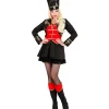 WIDMANN Déguisement Femme Dompteuse De Cirque Rouge Et Noir (veste Avec Gilet, Jupe, Sur-bottes, Chapeau, Fouet) -Robes D'Halloween Soldes Boutique deguisement femme dompteuse de cirque rouge et noir veste avec gilet jupe sur bottes chapeau fouet