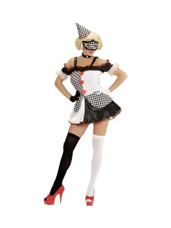 WIDMANN Déguisement Fille Pierrot (robe, Chapeau) -Robes D'Halloween Soldes Boutique deguisement fille pierrot robe chapeau 1