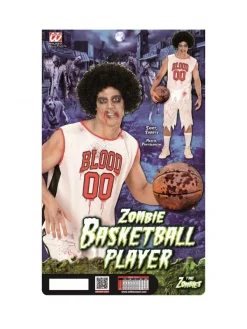 WIDMANN Déguisement Joueur De Basket Zombie Homme (t-shirt, Short) 10 WIDMANN Déguisement Joueur De Basket Zombie Homme (t-shirt, Short) -Robes D'Halloween Soldes Boutique deguisement joueur de basket zombie homme t shirt short 3
