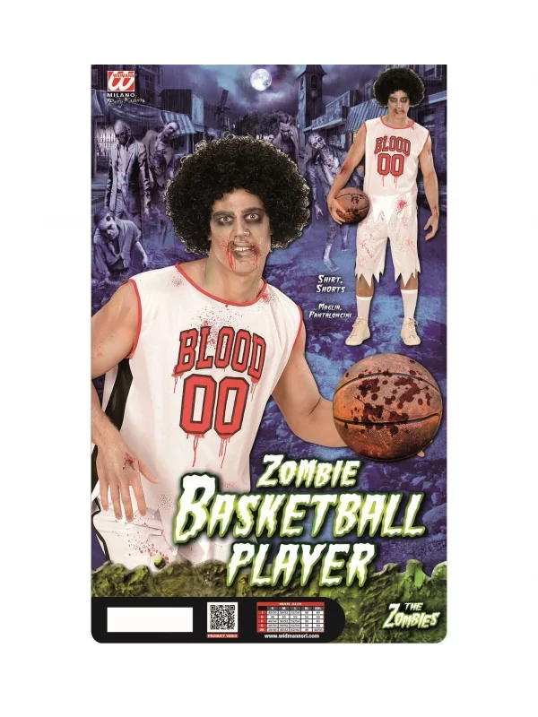 WIDMANN Déguisement Joueur De Basket Zombie Homme (t-shirt, Short) 6 WIDMANN Déguisement Joueur De Basket Zombie Homme (t-shirt, Short) – Image 4