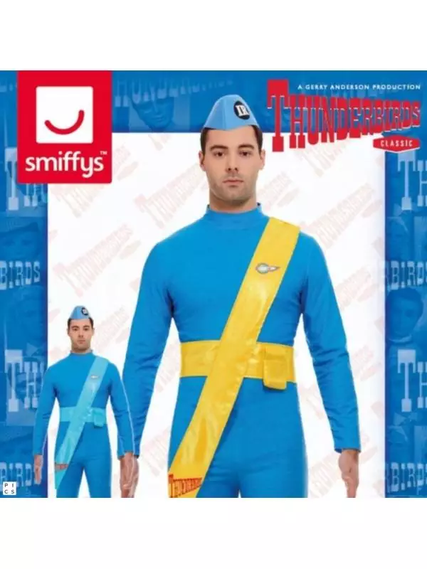 Smiffys Déguisement Luxe Scott & Virgil Thunderbirds, Bleu 5 Smiffys Déguisement Luxe Scott & Virgil Thunderbirds, Bleu – Image 3