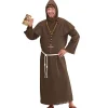 WIDMANN Déguisement Moine Homme (robe, Ceinture, Capuche) -Robes D'Halloween Soldes Boutique deguisement moine homme robe ceinture capuche