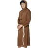 Smiffys Déguisement Moine Marron Homme (Soutane Avec Capuche, Ceinture) -Robes D'Halloween Soldes Boutique deguisement moine marron homme soutane avec capuche ceinture