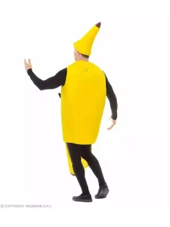 WIDMANN Déguisement Monsieur Banane Adulte Avec Moustache & Chapeau -Robes D'Halloween Soldes Boutique deguisement monsieur banane adulte avec moustache chapeau 2